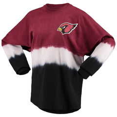 Fanatics Arizona Cardinals Women's Ombre Long Sleeve T-Shirt Cardinal/White