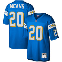 Mitchell & Ness Natrone Means Los Angeles Chargers Legacy Replica Jersey Powder Blue