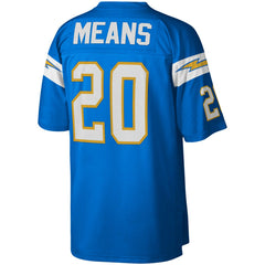 Mitchell & Ness Natrone Means Los Angeles Chargers Legacy Replica Jersey Powder Blue