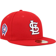 St. Louis Cardinals New Era 9/11 Memorial Side Patch 59FIFTY Fitted Hat - Red - New Era Online