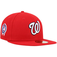 Washington Nationals New Era 9/11 Memorial Side Patch 59FIFTY Fitted Hat - Red - New Era Online