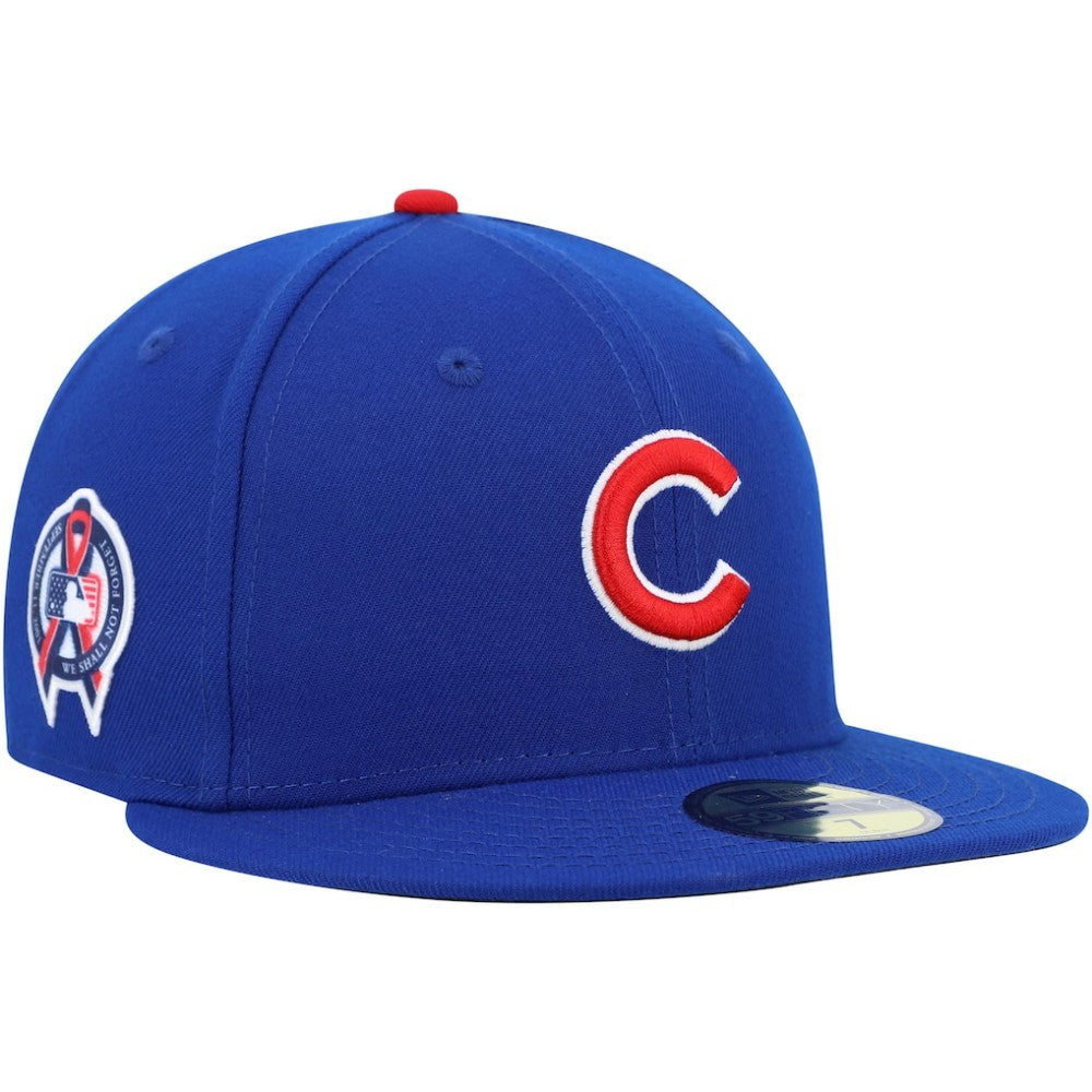 Chicago Cubs New Era 9/11 Memorial Side Patch 59FIFTY Fitted Hat - Royal - New Era on Sale