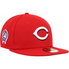 Cincinnati Reds New Era 9/11 Memorial Side Patch 59FIFTY Fitted Hat - Red - New Era Lifestyle