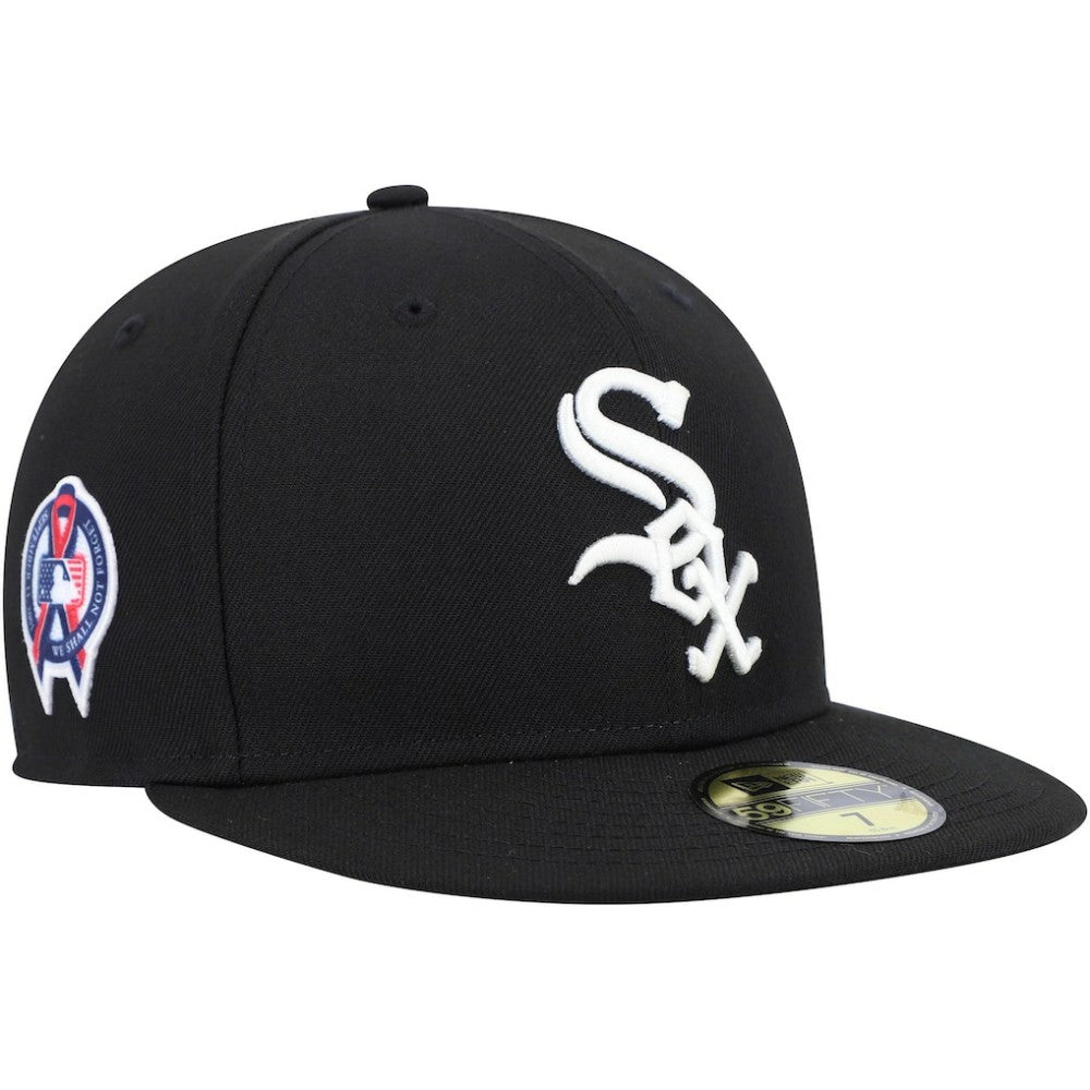 Chicago White Sox New Era 9/11 Memorial Side Patch 59FIFTY Fitted Hat - Black - New Era Lifestyle