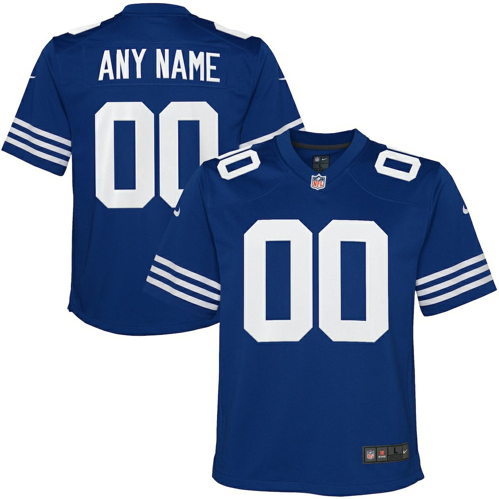 Nike Indianapolis Colts Youth Alternate Custom Game Jersey Royal
