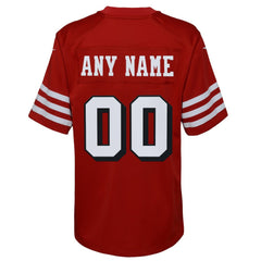 Nike San Francisco 49ers Youth Alternate Custom Game Jersey Scarlet