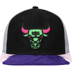 Chicago Bulls Day 5 Snapback Hat Black/Pink | Mitchell & Ness discount