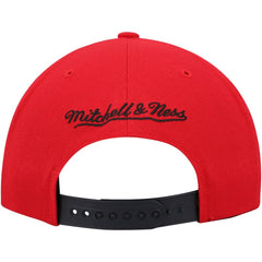 Chicago Bulls Day One Snapback Hat Black/Red | Mitchell & Ness Lifestyle