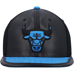 Chicago Bulls Day One Snapback Hat Black/Royal | Mitchell & Ness Near Me