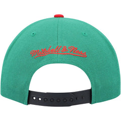 Chicago Bulls Day One Snapback Hat Black/Green | Mitchell & Ness online