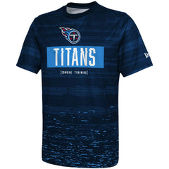 Tennessee Titans New Era Combine Authentic Sweep T-Shirt Navy