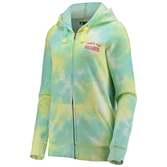 Tampa Bay Buccaneers New Era Women's Ice-Dye Full-Zip Hoodie White