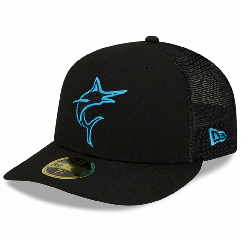 Miami Marlins New Era 2023 Batting Practice 59FIFTY Fitted Hat - Black - New Era Discount