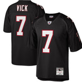 Mitchell & Ness Michael Vick Atlanta Falcons Big & Tall 2002 Retired Player Replica Jersey Black