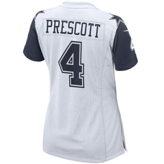 Nike Dak Prescott Dallas Cowboys Women's Alternate Game Jersey White