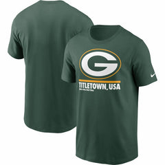 Nike Green Bay Packers Hometown Collection Title Town T-Shirt Green