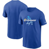 Nike Los Angeles Rams Hometown Collection Just Play T-Shirt Royal