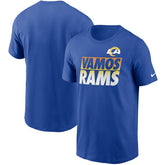 Nike Los Angeles Rams Hometown Collection Vamos T-Shirt Royal