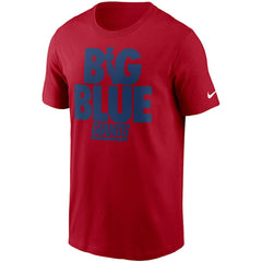 Nike New York Giants Hometown Collection Big Blue T-Shirt Red