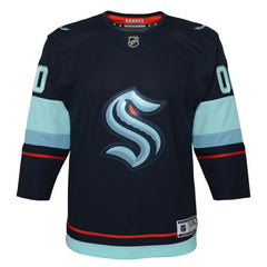 Seattle Kraken Youth Home Premier Custom Jersey - Navy - NHL 4430647