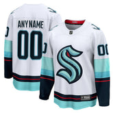 Seattle Kraken Fanatics Away Breakaway Custom Jersey - White - NHL 4430652