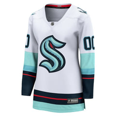 Seattle Kraken Fanatics Women's Away Breakaway Custom Jersey - White - NHL 4430653