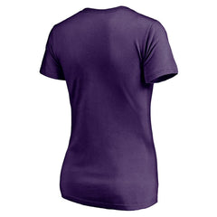 Fanatics Baltimore Ravens Women's Hometown Collection Wildcat V-Neck T-Shirt Purple