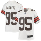Nike Myles Garrett Cleveland Browns Youth Game Jersey White