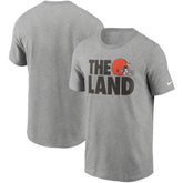 Nike Cleveland Browns Hometown Collection The Land T-Shirt Heathered Gray