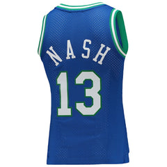 Steve Nash Dallas Mavericks Women's 1998/99 Hardwood Classics Swingman Jersey for sale Blue | Mitchell & Ness online