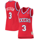 Allen Iverson Philadelphia 76ers Women's 2002/03 Hardwood Classics Swingman Jersey Red | Mitchell & Ness outlet