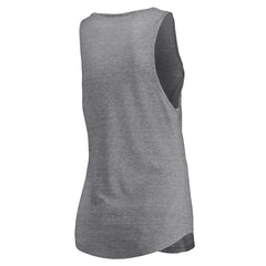 Chicago Bulls Women's Quality Time Open Scoop Neck Tri-Blend Tank Top for sale Heathered Gray | Fanatics outlet