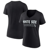 Chicago White Sox Fanatics Women's One & Only V-Neck T-Shirt - Black - Fanatics on Sale