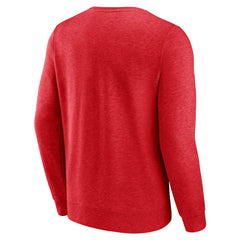 Washington Nationals Fanatics Classic Move Pullover Sweatshirt - Heathered Red - Fanatics Online