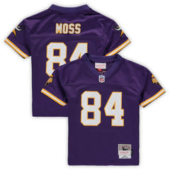 Mitchell & Ness Randy Moss Minnesota Vikings Male Preschool 1998 Retired Legacy Jersey Purple