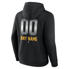 Boston Bruins Personalized Midnight Mascot Logo Pullover Hoodie - Black - NHL 4444381