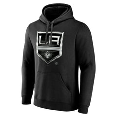 Los Angeles Kings Personalized Midnight Mascot Logo Pullover Hoodie - Black - NHL 4444390