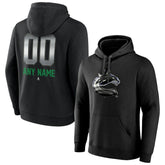 Vancouver Canucks Personalized Midnight Mascot Logo Pullover Hoodie - Black - NHL 4444403