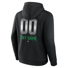 Vancouver Canucks Personalized Midnight Mascot Logo Pullover Hoodie - Black - NHL 4444403