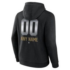 Vegas Golden Knights Personalized Midnight Mascot Logo Pullover Hoodie - Black - NHL 4444404