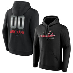 Washington Capitals Personalized Midnight Mascot Logo Pullover Hoodie - Black - NHL 4444405