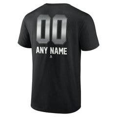 Toronto Maple Leafs Personalized Midnight Mascot Logo T-Shirt - Black - NHL 4444431