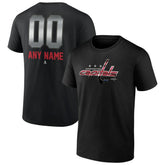 Washington Capitals Personalized Midnight Mascot Logo T-Shirt - Black - NHL 4444434