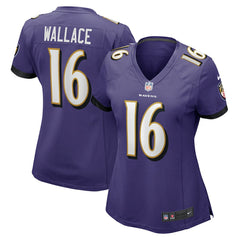 Nike Tylan Wallace Baltimore Ravens Women's Game Jersey Purple
