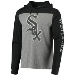 Chicago White Sox '47 Franklin Wooster Pullover Hoodie - Heathered Gray/Black - 47 brand Sale