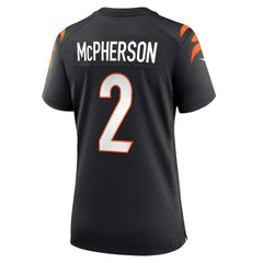 Nike Evan McPherson Cincinnati Bengals Women's Game Jersey Black