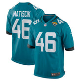 Nike Ross Matiscik Jacksonville Jaguars Game Jersey Teal