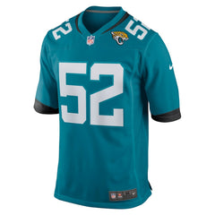 Nike DaVon Hamilton Jacksonville Jaguars Game Jersey Teal