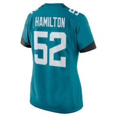 Nike DaVon Hamilton Jacksonville Jaguars Women's Game Jersey Teal
