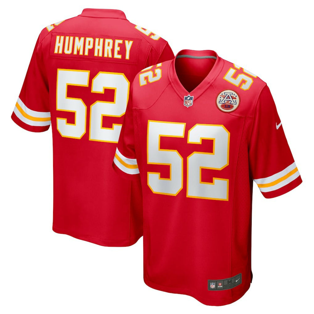 Nike Creed Humphrey Kansas City Chiefs Game Jersey Red